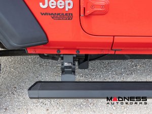 Jeep Wrangler JL Side Steps - Power Running Boards - Rough Country - E-Boards - Lighted Jeep Wrangler JL Side Steps - Power Running Boards - Rough Country - E-Boards - Lighted